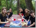 A picnic in Andrews, NC