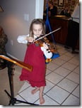 Announcing a budding violinist - Samantha Jane!
