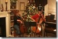 A cello duet upon Mr. Wilkes' request :)
