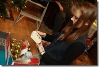 Jessi - passing out the ornaments