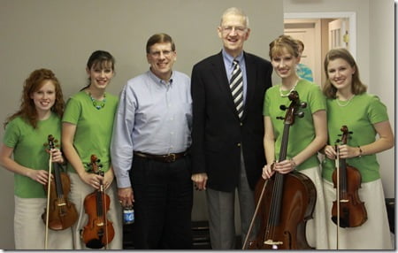 Mr. Pinner and his father-in-law, Dr. Dwight Gustafson