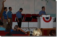 Powerful testimonies in the "Preparing Young Men" session